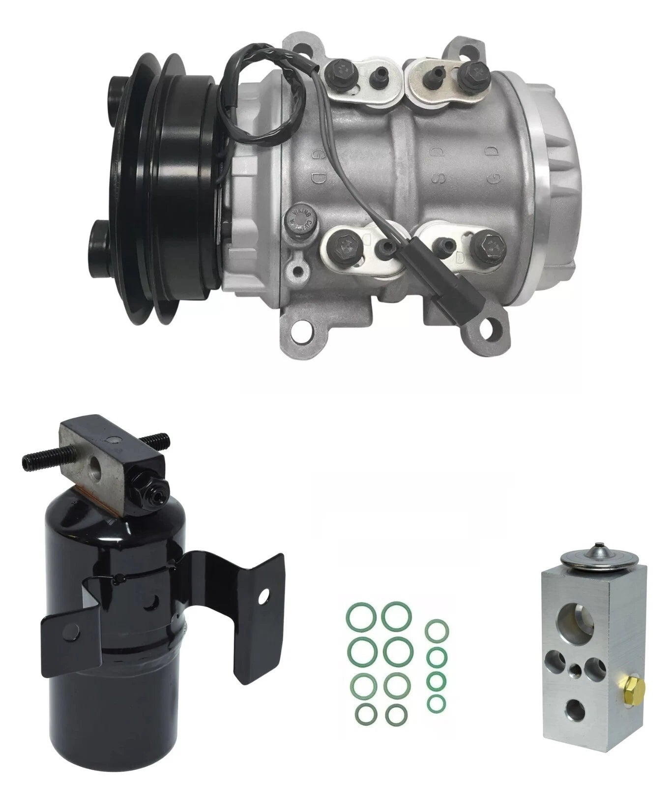 AC Compressor Kit Replacement for Dodge Spirit 2.5L (1989–1990)