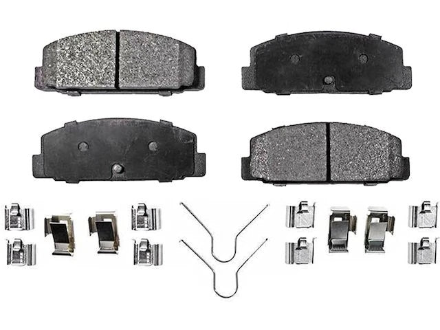 Rear Brake Pad Set for 2003 Mazda Protege Mazdaspeed Turbocharged (XJ251RP)