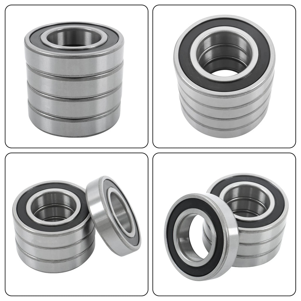 Set of 4 Double Sealed Deep Groove Ball Bearings for Various Models (YYYY–YYYY)