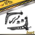 Set of 4 Front Lower Control Arms & Tie Rod Ends for BMW E36 (1990–1999)