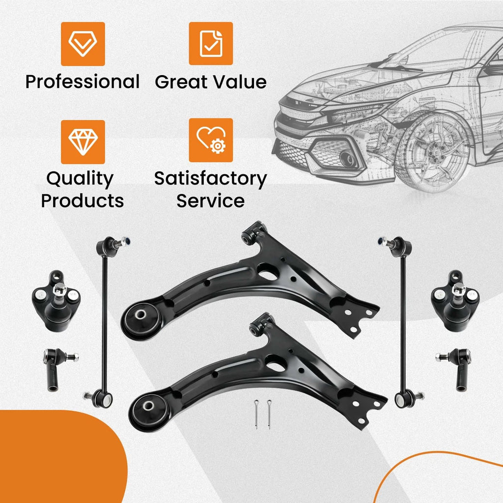 Suspension Kit Front Struts with Control Arms for Toyota Matrix (2003-2008)