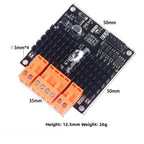 Dual Channel H-Bridge Driver for Brushed DC Motors (5.6V-33V, 12A)