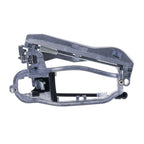 4pcs Rear LH+RH Chrome Outer Door Handle and Carrier for BMW X5 (2000–2007)