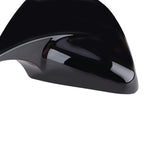 2 x Gloss Black Rear View Mirror Cover Caps for Kia Forte K3 Cerato (2014-2018)