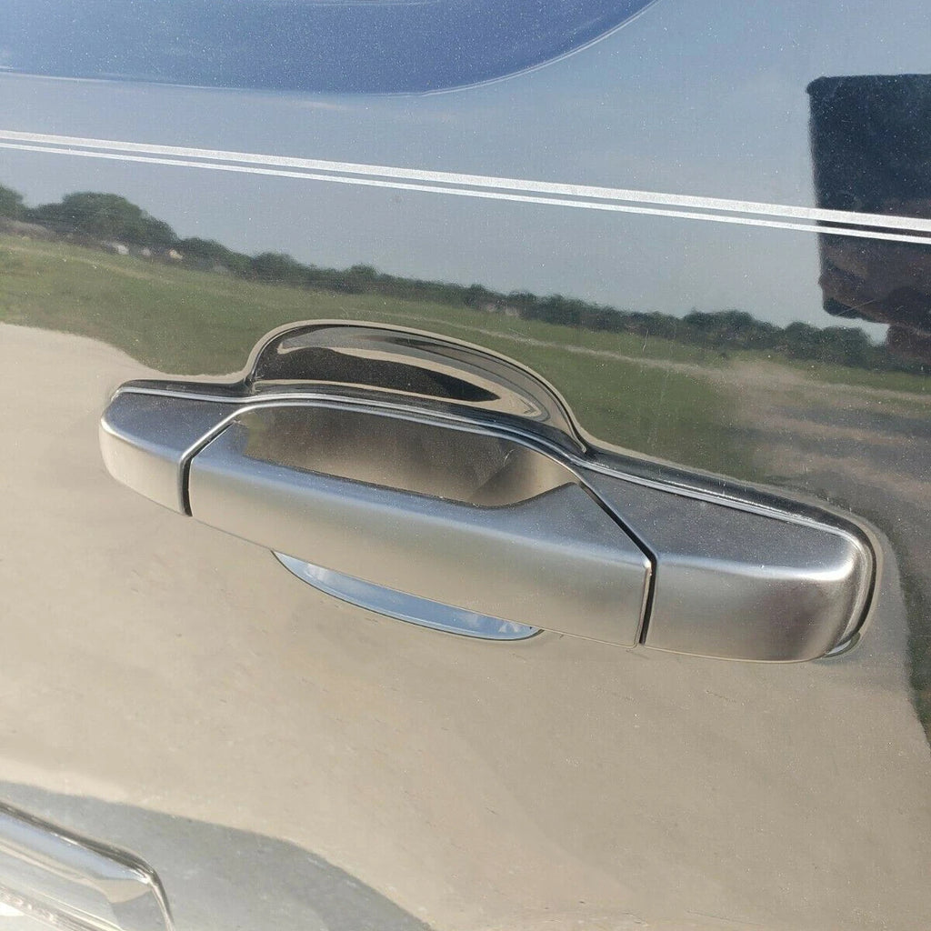 Set of 4 Door Handles for Chevy GMC Tahoe Yukon Sierra (2007–2014) Black