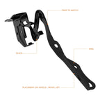 LH Driver Side Steel Engine Hood Hinge for Toyota Prius V (2012–2018)