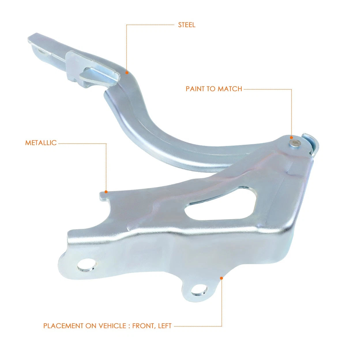 Left Driver Side Steel Engine Hood Hinge for Sportage (2011–2016)