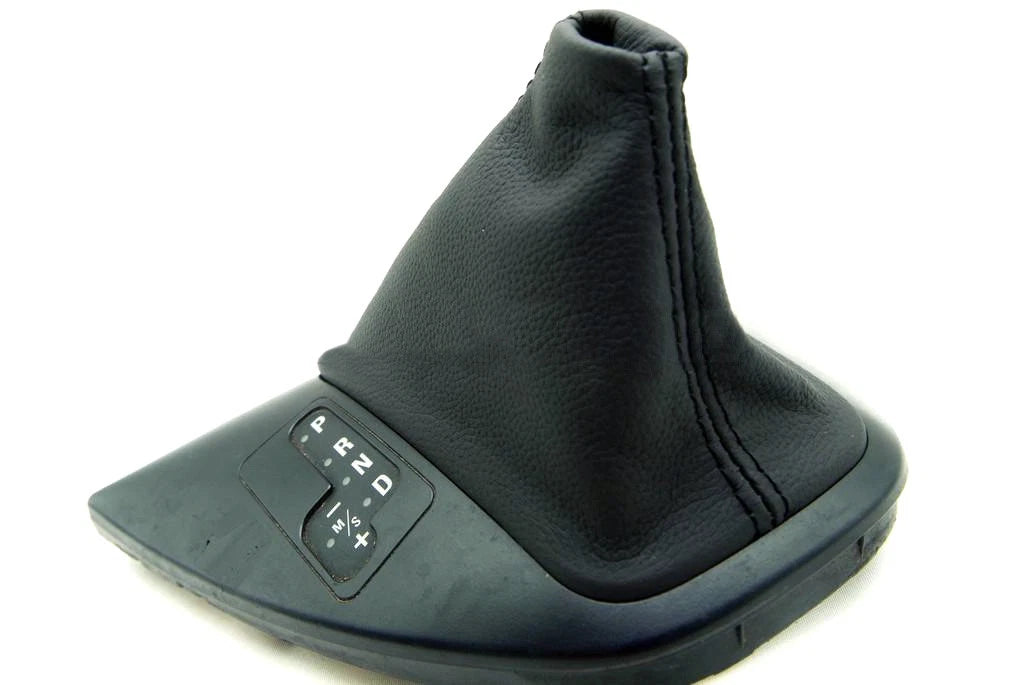 Leather Automatic Shift Boot for BMW X5 (2000–2006) Triptonic Black