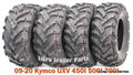 Set of 4 ATV Solid Mud Tires 25X8X12 & 25X10X12 for Kymco UXV 450I 500I 700I (2009–2020)