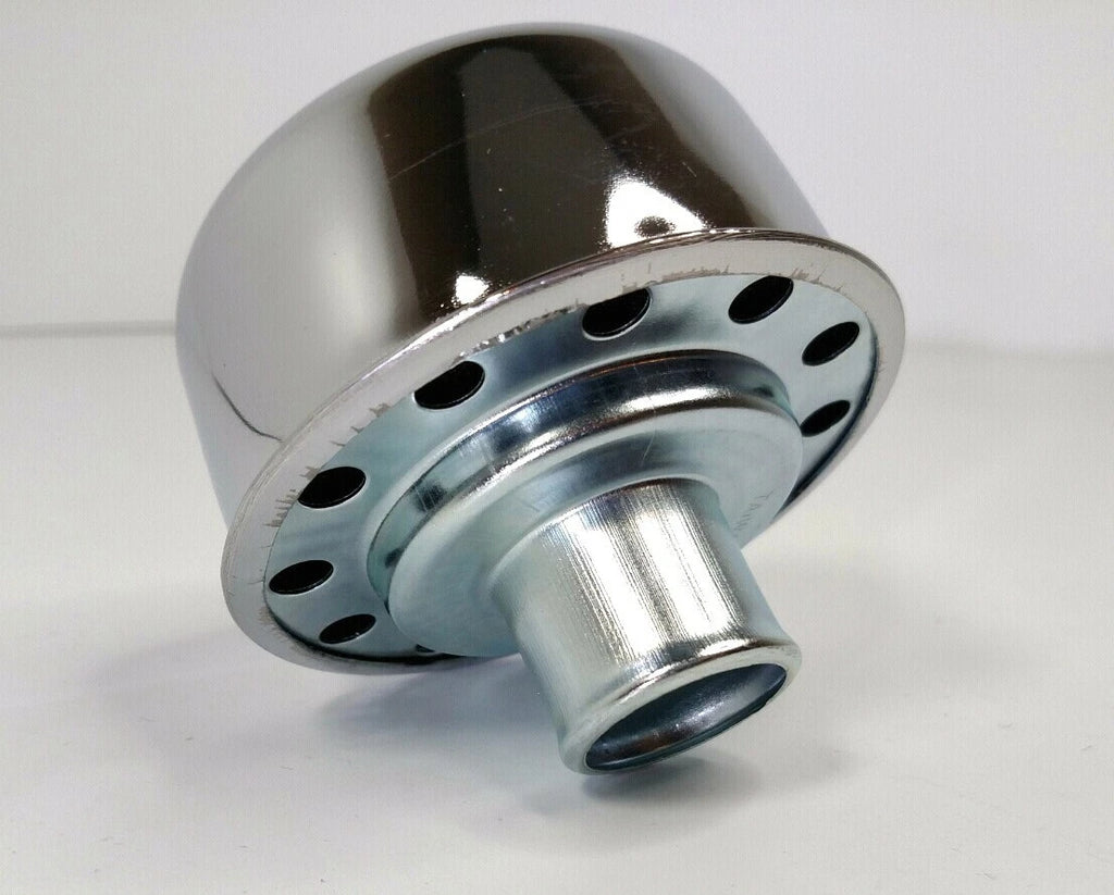 Chrome Round Push-In Breather for Universal Pickup Truck (Universal) (2000–2025)
