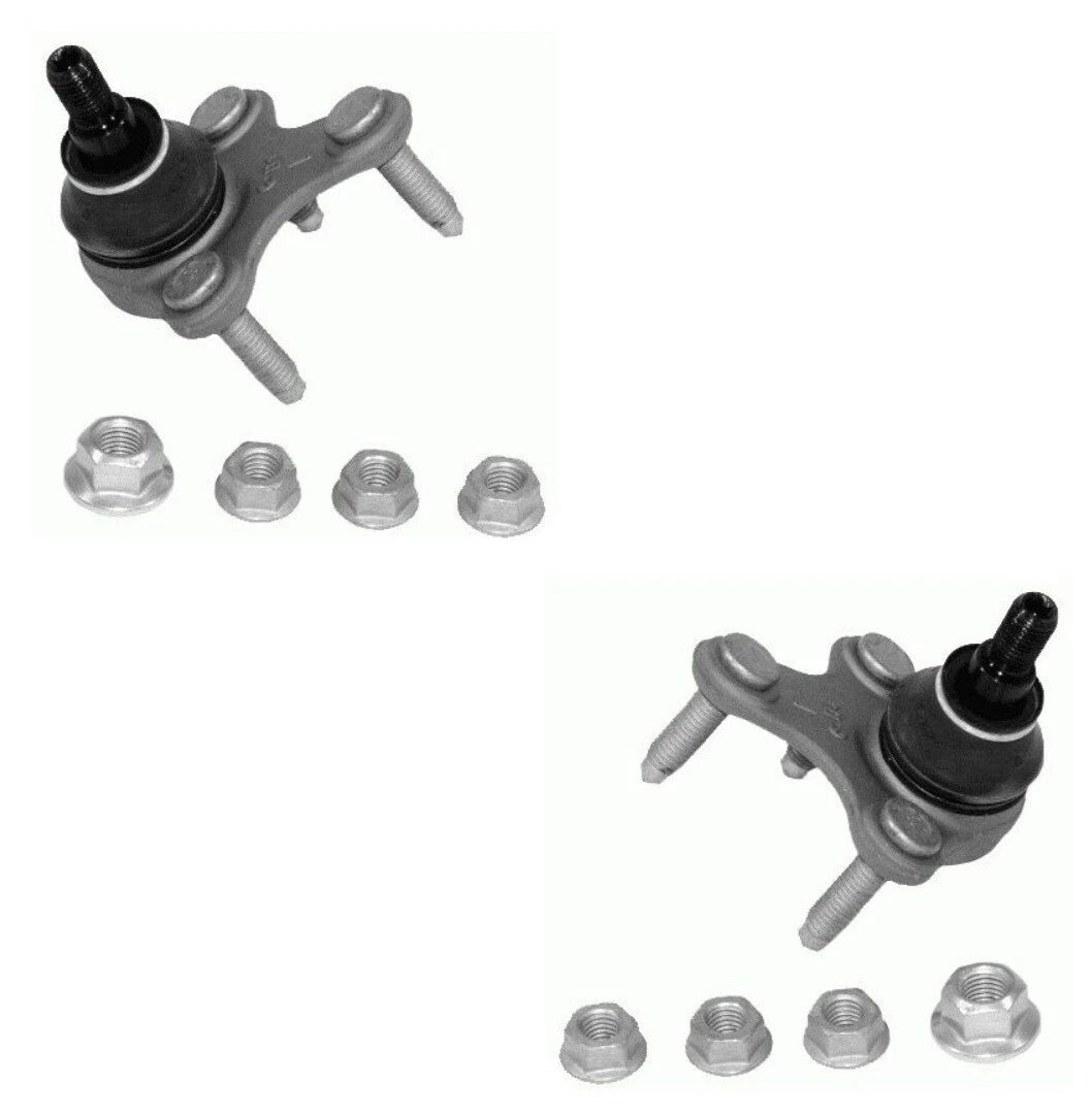 Set of 2 Front Ball Joints for VW Audi A3 (2006–2013) Lemfoerder
