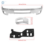 Chrome Front Bumper for Chevy Silverado 2500 3500 (2011–2014) with 8 Brackets