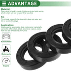 Set of 5 Oil Seal Rotary Shaft Seal NBR Rubber 32x52x12mm