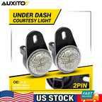White LED Under Dash Courtesy Footwell Light for Dodge Ram Durango Jeep Grand