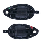 2 x Front Left & Right Outer Door Handle Black for Hyundai Tiburon (2003–2008)