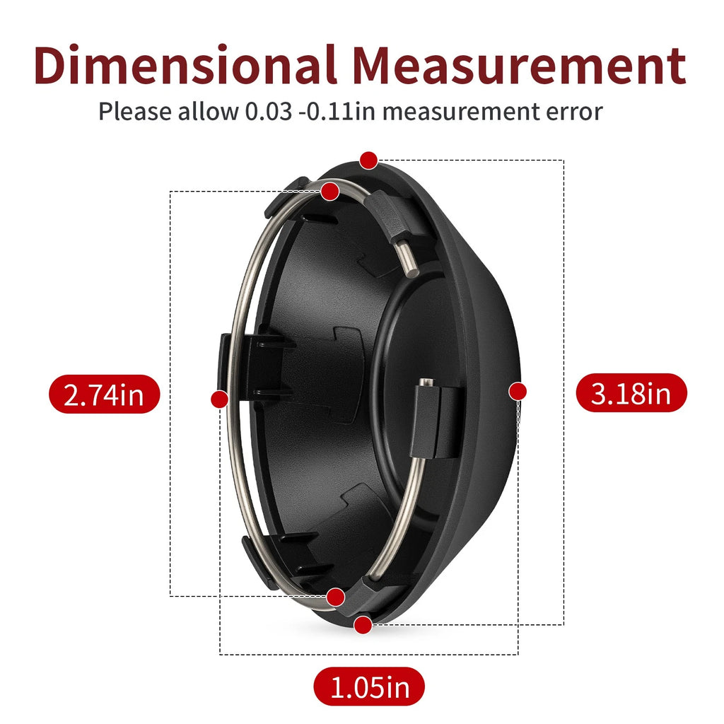 4X Center Hub Wheel Caps for Polaris General XP 1000 (2020–2025)