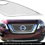 Stainless Chrome Mesh Grille Insert for Nissan Pathfinder (2017-2020)