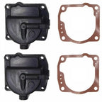 2Pcs Carb Bowl Float Chamber Assy 433000 for Johnson Evinrude 90-175hp (1994–Present)