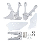 Front Driver Footrests Footpeg Bracket for Kawasaki Ninja ZX6R (2005–2008)