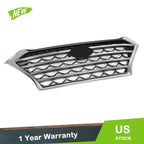 Front Upper Grille Replacement Set Chrome for Hyundai Tucson (2019–2021)