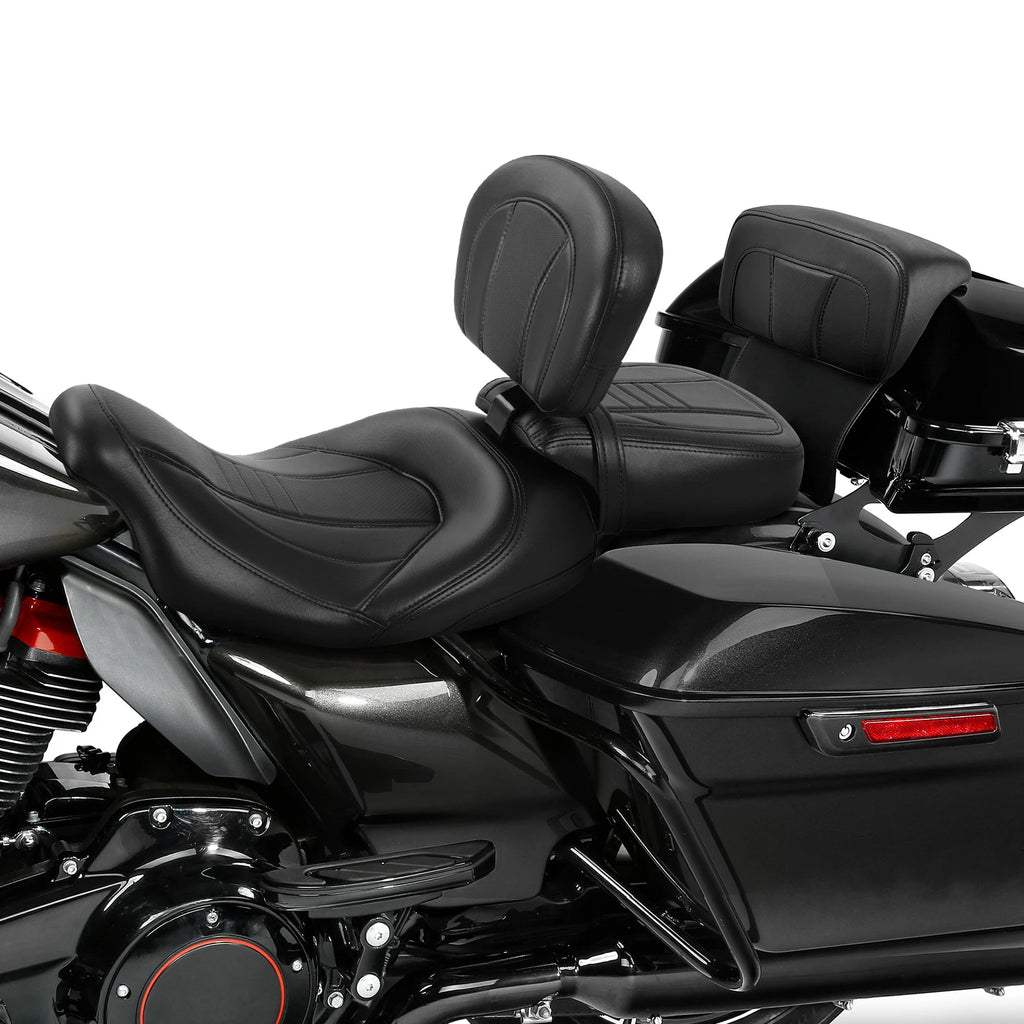 Driver Passenger Seat & Backrest for Harley Electra Glide (2014–2023)