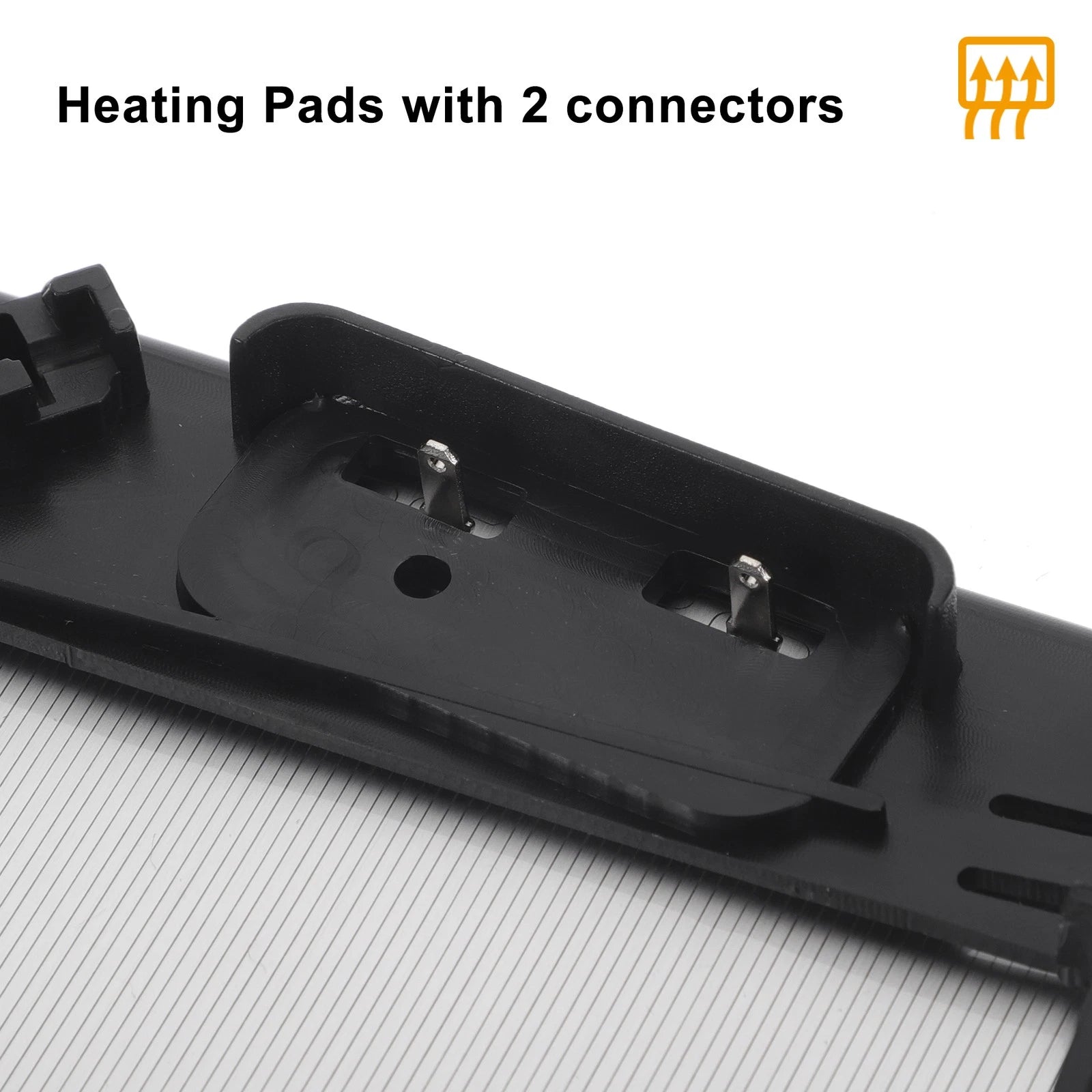 Left Side Heated Convex Mirror Glass for Ford Fiesta Fusion (2011–2018)