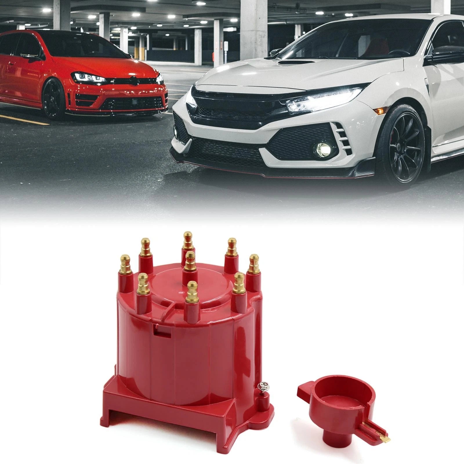 Ignition Distributor Cap and Rotor for Chevrolet (8406)