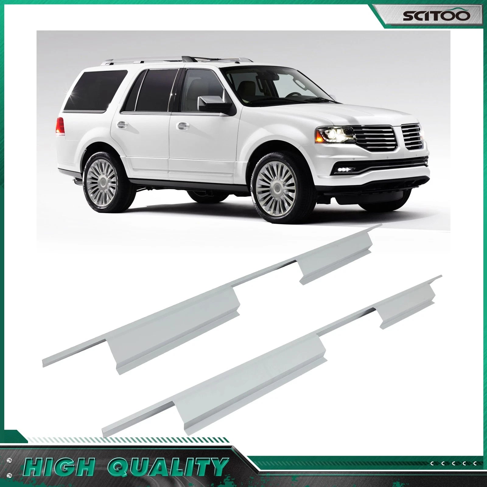 2 Rocker Panels for Lincoln Navigator (2007–2017)