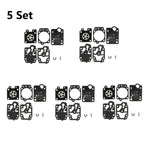 Set of 5 Carburetor Gasket Kit for ECHO CS-550P PB-500 PB-500H (Walbro K10-WLA)