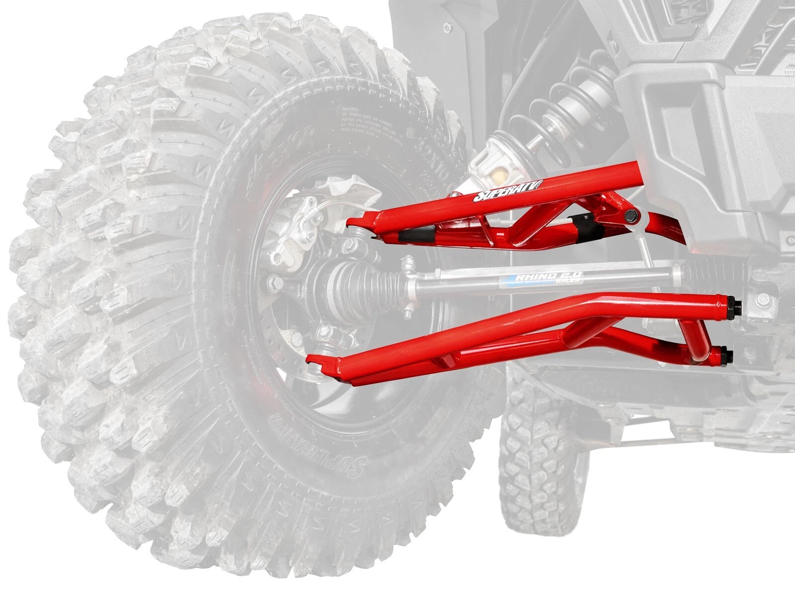 SuperATV High Clearance Offset A Arms/SD Ball Joint for Polaris RZR XP Turbo (2016–2023)