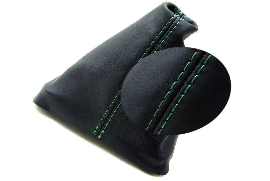 Manual Shift Boot for VW Beetle (1998–2010) Green Stitch PVC Leather