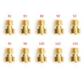 Set of 10 Round Head Main Jets 4mm for GY6 Motorcycle Scooter (82-105)