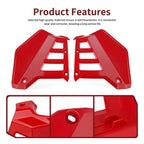 Set of 2 Red Radiator Shrouds for Honda ATC250R (1985–1986)