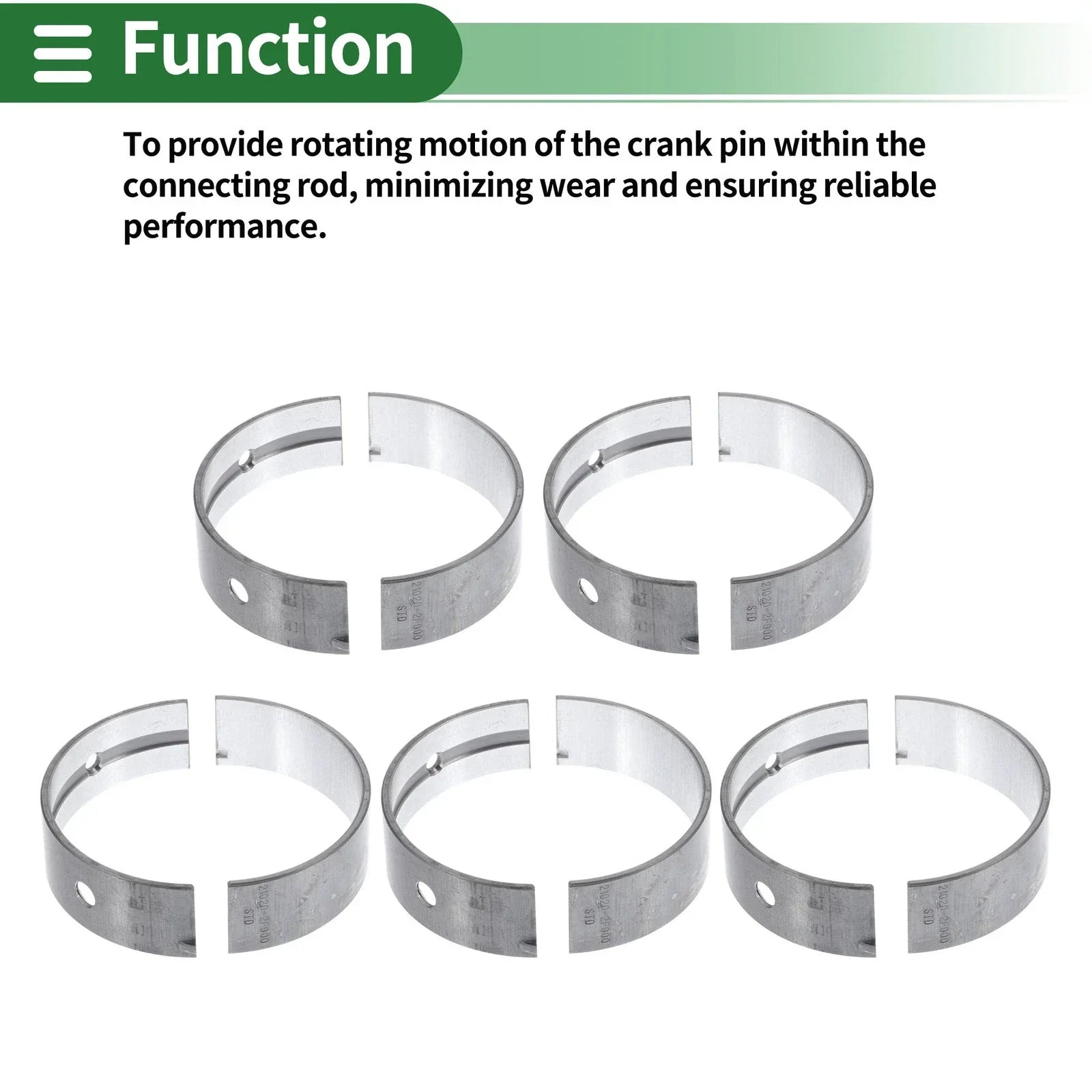 Main Bearing Set for Hyundai Santa Fe 2009-2018