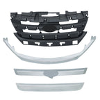 Set of 4 Front Grille with Chrome Trim for Ford Fusion (2010–2012)