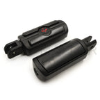 Black Gear Skull Footpegs for Harley FXBB FXBR FXBRS FXLR (2018–2023)