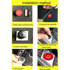Red Start Stop Engine Button Switch Cover for BMW 3 4 8 Series Z4 X5 X4
