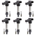Set of 6 Denso Ignition Coils & Platinum Spark Plugs for Aura G6 G8 Malibu SRX (2005–2009)