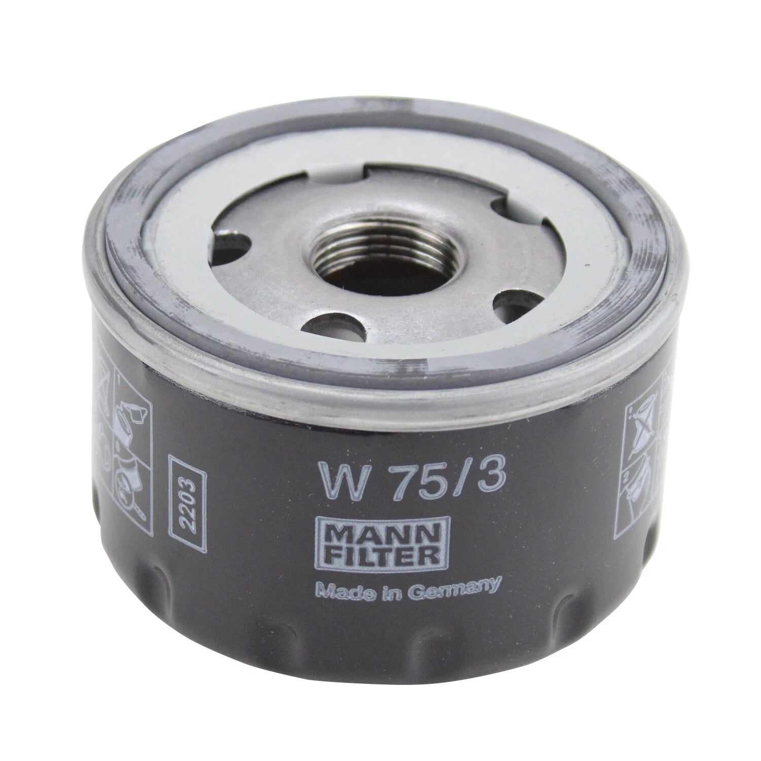 Set of 2 OEM Mann Engine Oil Filters W 75/3 for Ford GM Nissan Mazda Suzuki