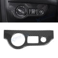 Carbon Fiber Pattern Headlight Switch Button Cover for Dodge Challenger (2015–2025)