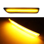 Front Amber LED Side Marker Lights for Ford Mustang (2010–2014)