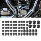 62X Engine Bolt Caps for Harley Touring Road King Street Glide (2017-2024)
