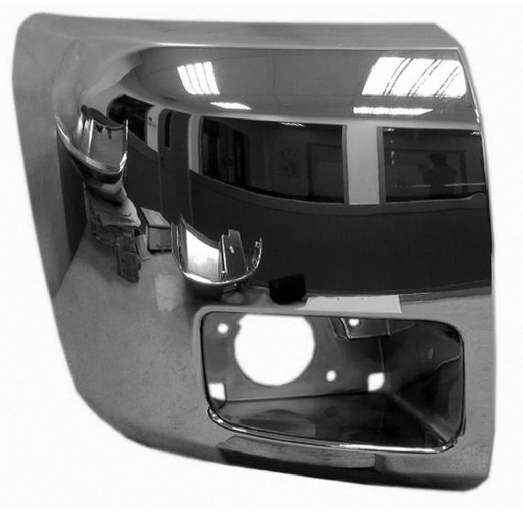 Replacement Chrome Passenger Side Front Bumper End (See compatibility Chart)