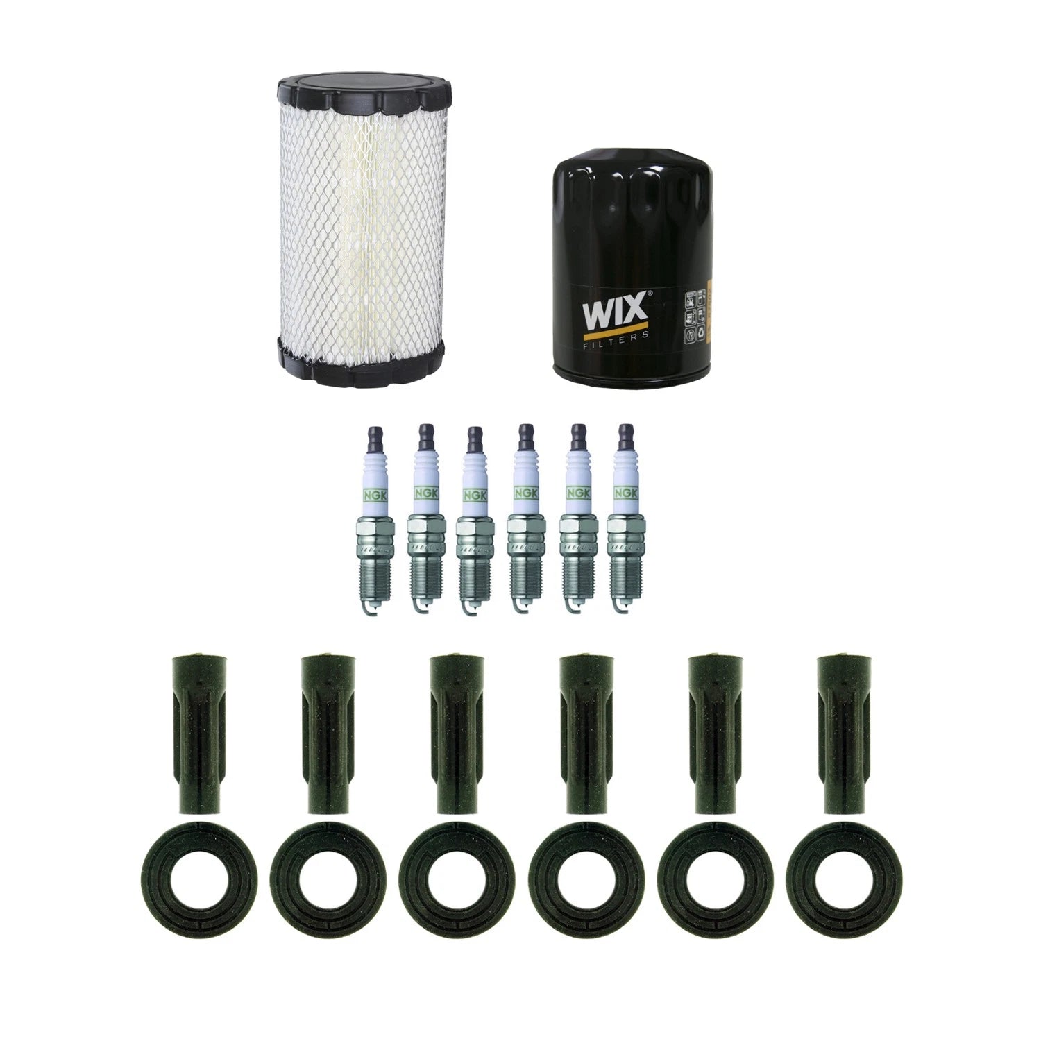 Tune Up Kit with 6 NGK Spark Plugs & Coil Boots for Escape Tribute (2001–2008)