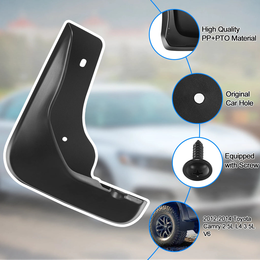 Mud Flaps Front Rear L&R for Toyota Camry SE 2013-2014