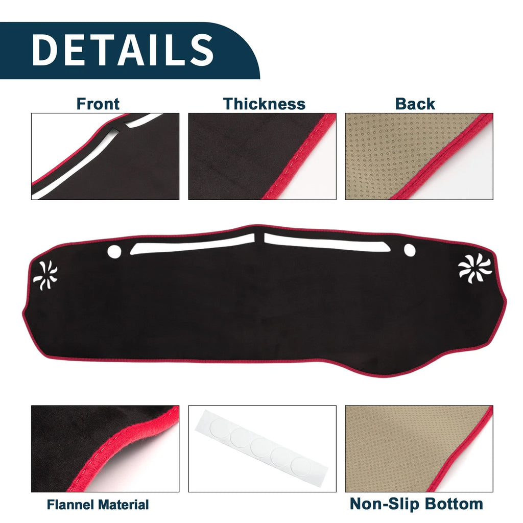 Set of 1 Dashboard Dash Cover Mat for Mazda Flair Crossover 