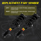 Pair of Electronic Shock Strut Assemblies for Acura MDX & ZDX (2010–2023)