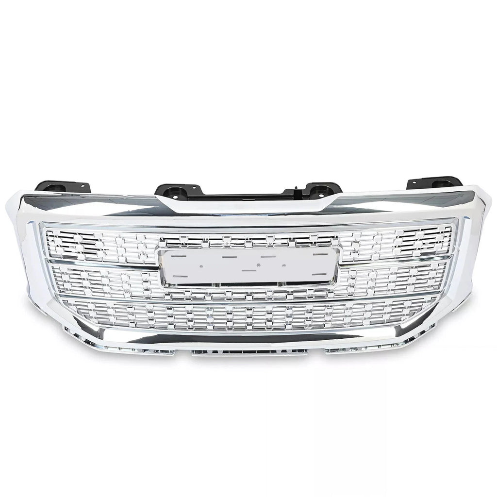Upper Chrome Front Bumper Grille for GMC Sierra 1500 (2016–2018)