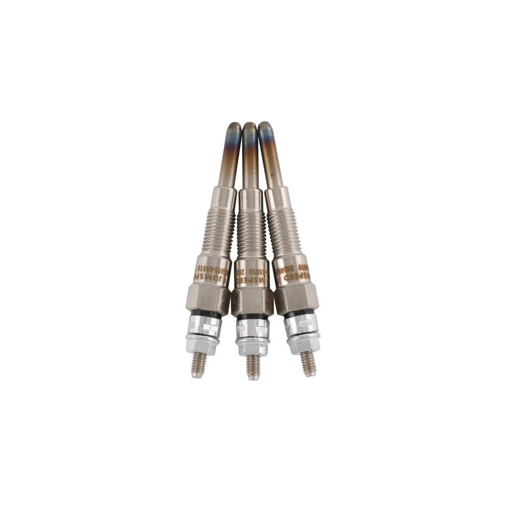 Set of 3 Glow Plugs for Kubota V1505 V1305 D722 D902 D905 D1005 D1105