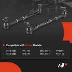 2X Inner & Outer Tie Rod Ends for Nissan NV1500 NV2500 (2012–2021)